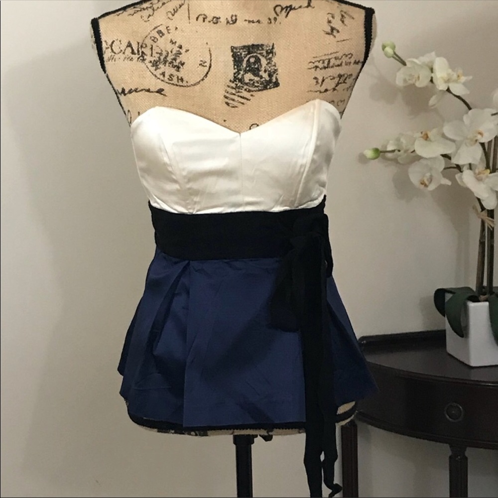 Strapless dressy top